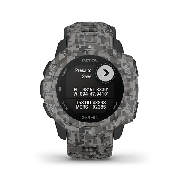 Garmin Instinct Tactical Camo GPS Smartwatch