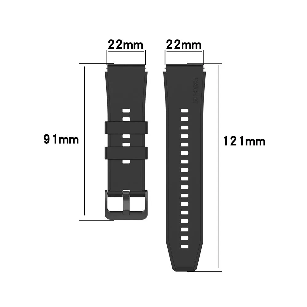 Garmin Venu 3 Replacement Sport Silicone Armband Soft Touch (joint circumference: 170-220mm) - Black