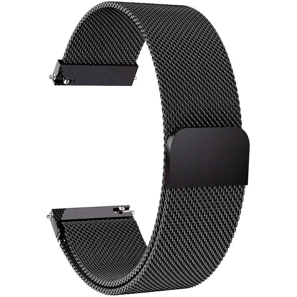 Garmin Venu / Vivoactive 3 / 3 Music milanese stainless steel watch strap - Black