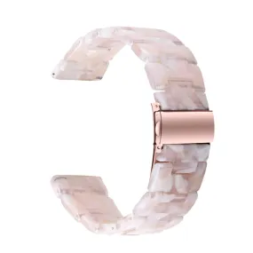 Garmin Vivomove 3 fashionable resin watch strap - Pink / White