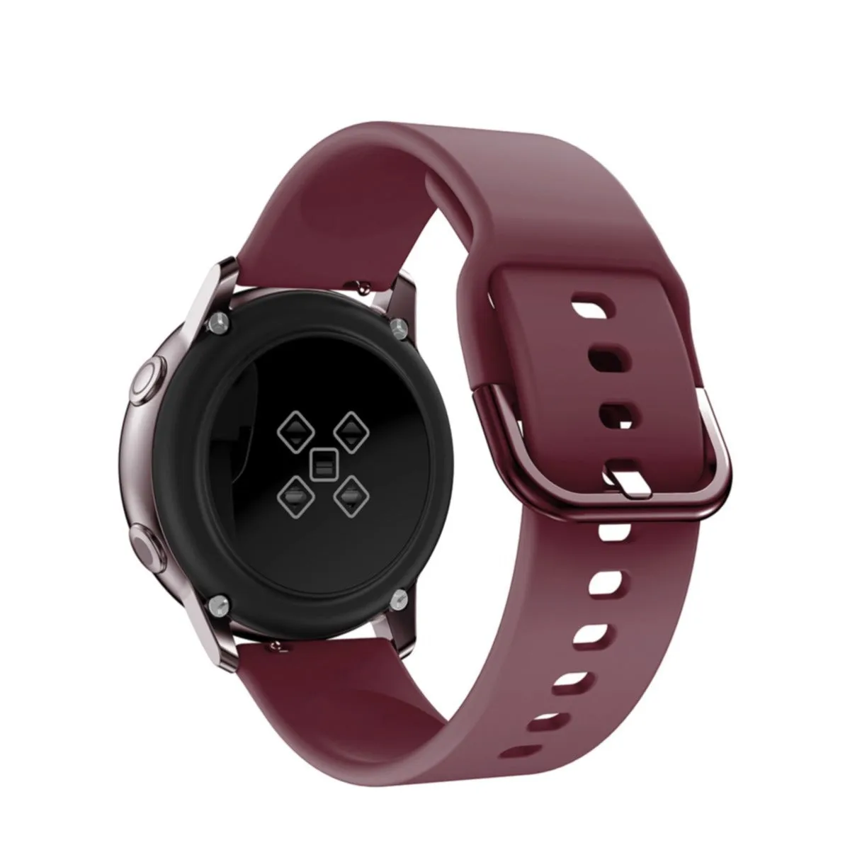 Garmin Vivomove Luxe silicone sports bracelet with pin buckle (joint circumference: 155-195mm) - wine red