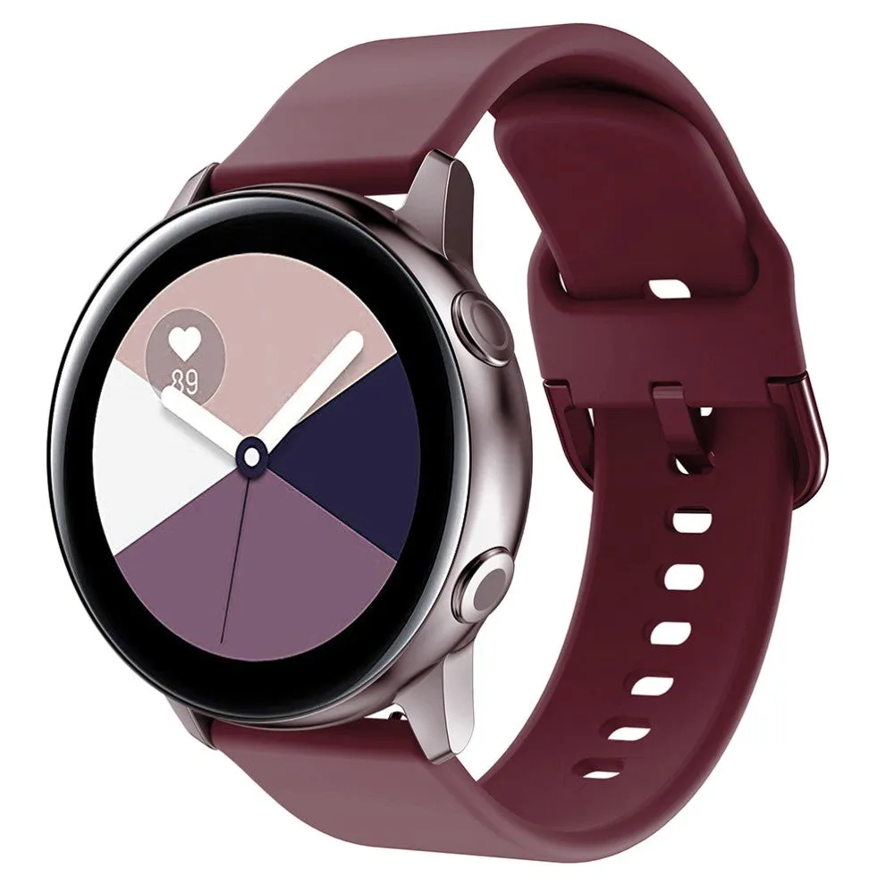 Garmin Vivomove Luxe silicone sports bracelet with pin buckle (joint circumference: 155-195mm) - wine red