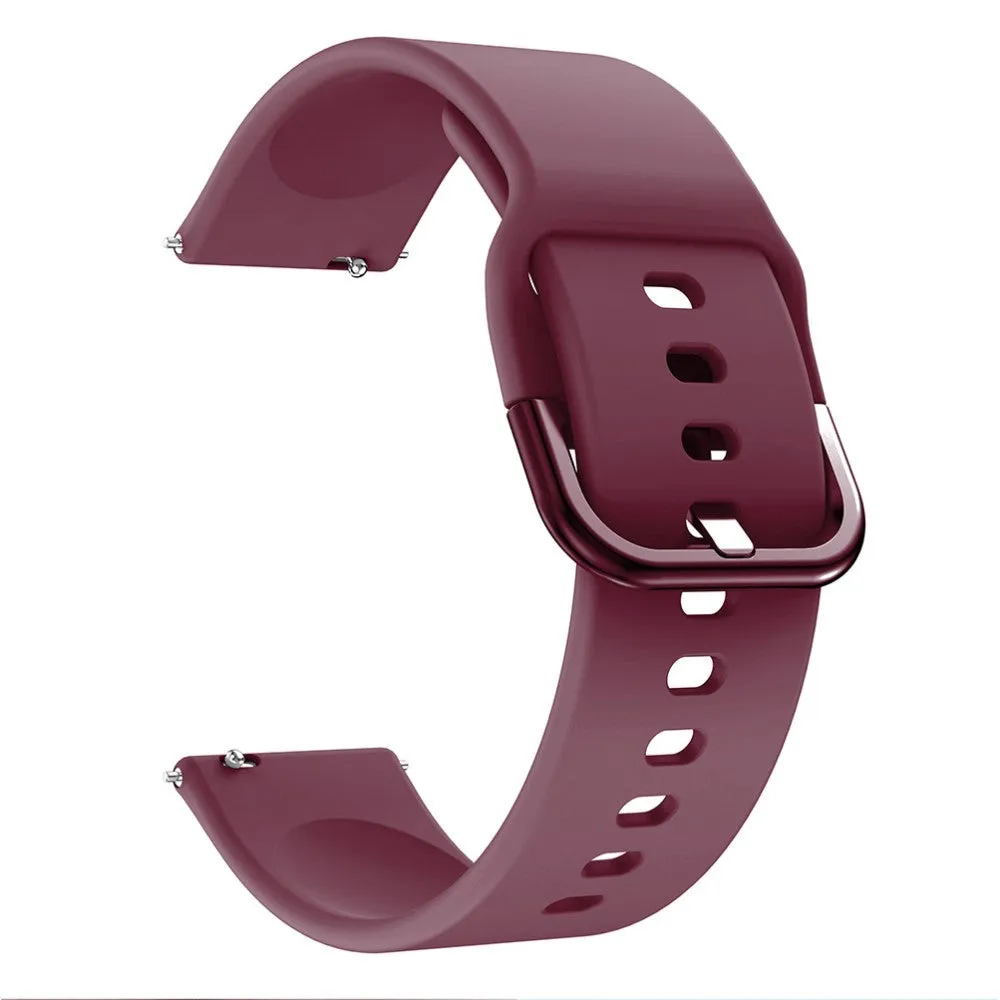 Garmin Vivomove Luxe silicone sports bracelet with pin buckle (joint circumference: 155-195mm) - wine red