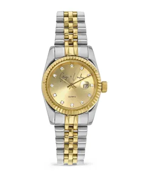 Gigi   Loulou - Two Tone Watch met Gold Dial