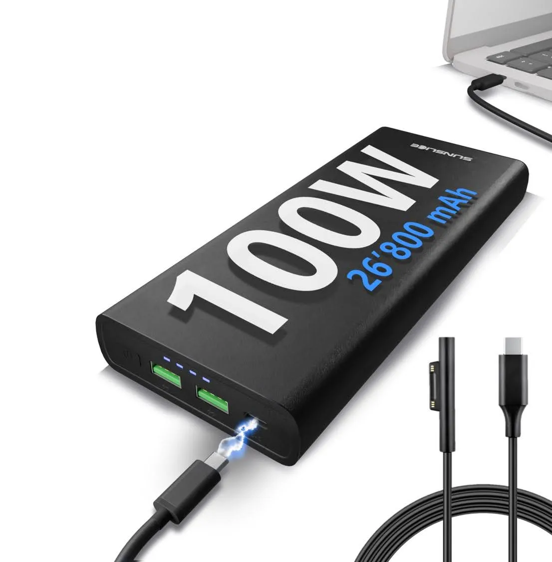 Gravity 100 Watts - Power Bank for Laptop