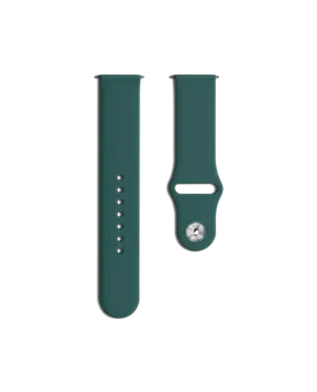 Green Silicone Click Universal WatchBand (22mm)