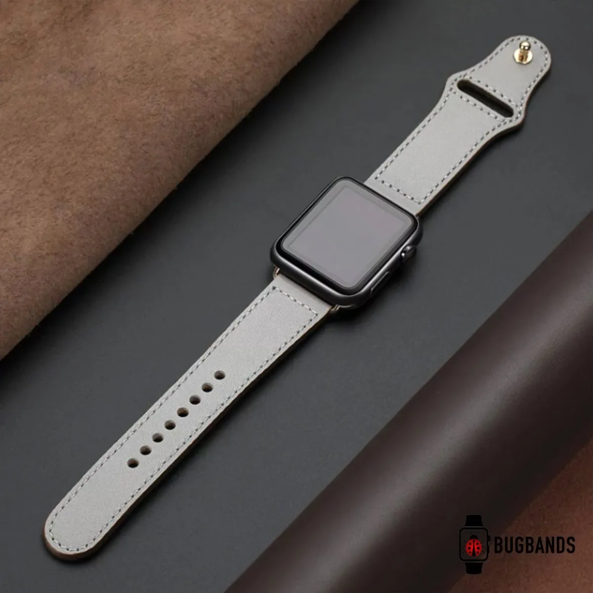 Grey Swift Leather Band