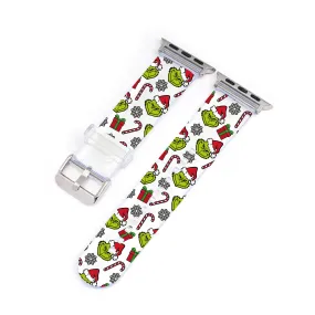 Grinchmas Clear Smartwatch Strap