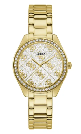 Guess Sugar Ladies Gold Stone Set Watch GW0001L2