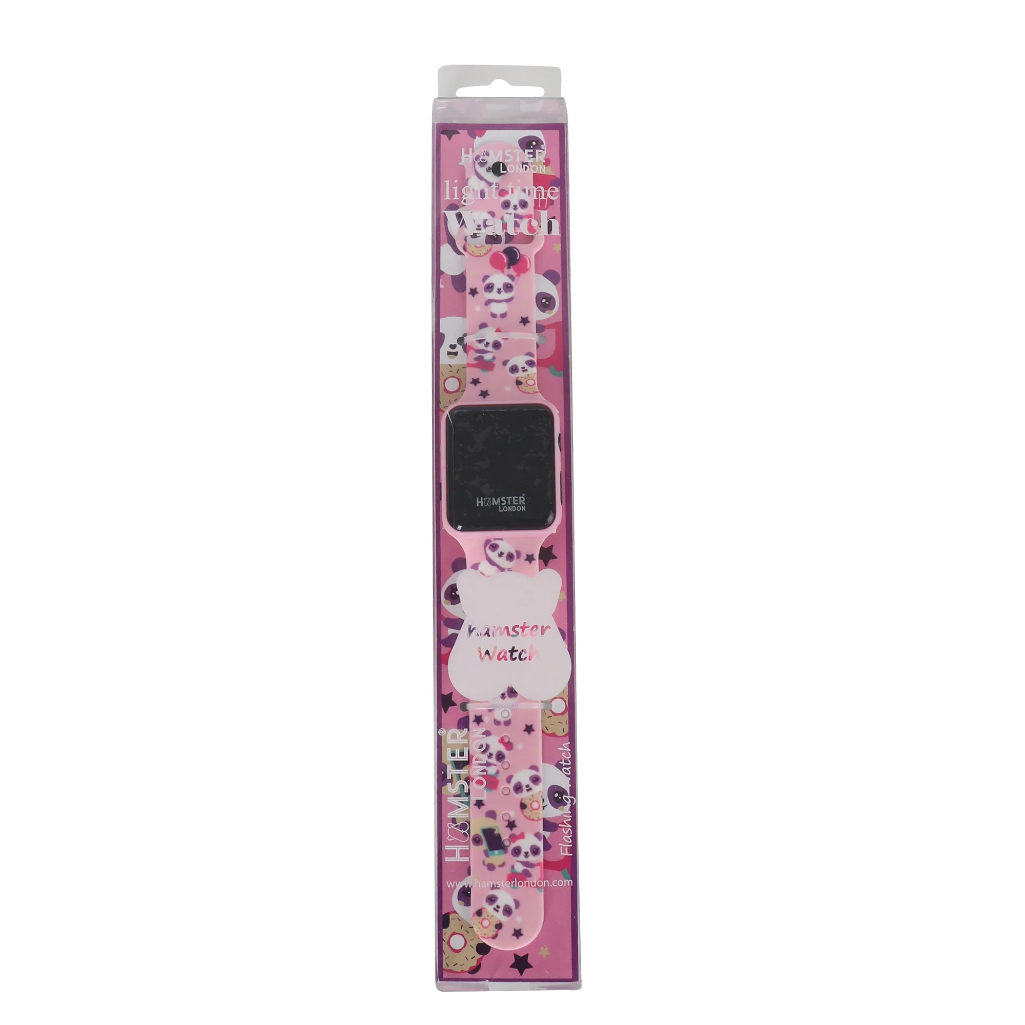 Hamster Silicone Band Digital Watch Panda