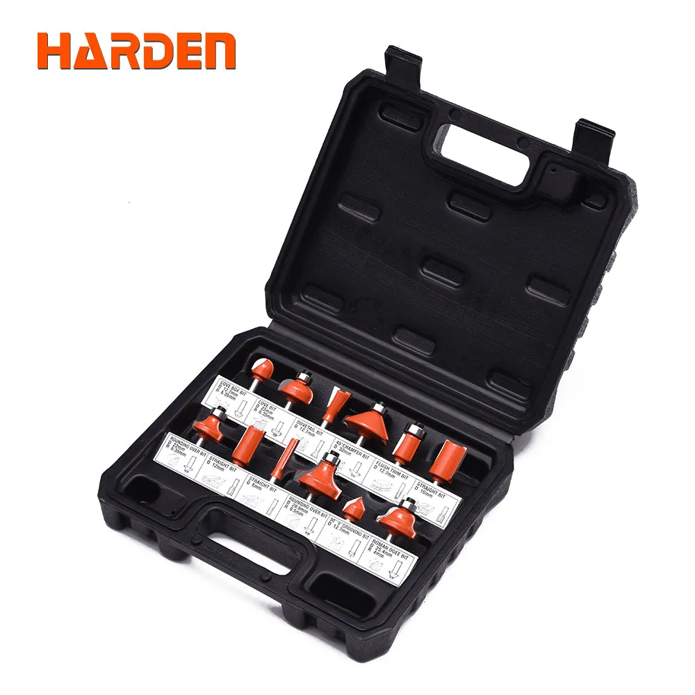 Harden 12Pcs Carbide Router Bits Set 613212