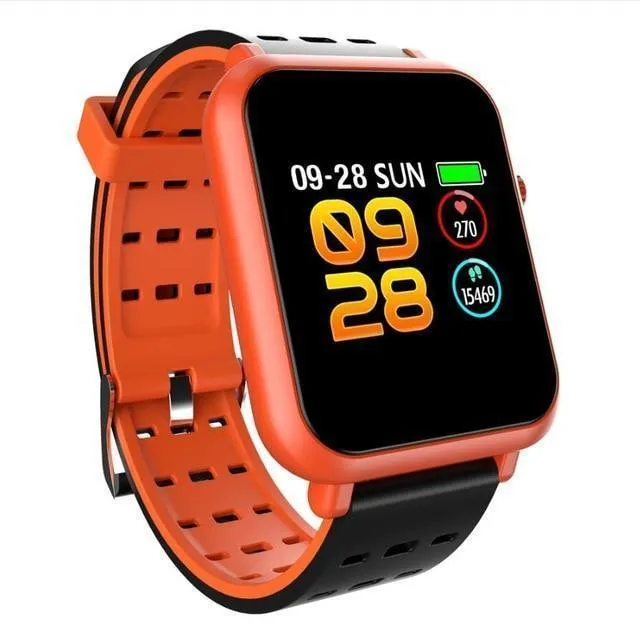 Heart Rate Monitor Smart Watch Waterproof Bluetooth Touch Screen Smart Watch