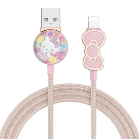 Hello Kitty iPhone Cable iPad iPod Charger Cable 1.2 Meters/4 ft. Phone Charger