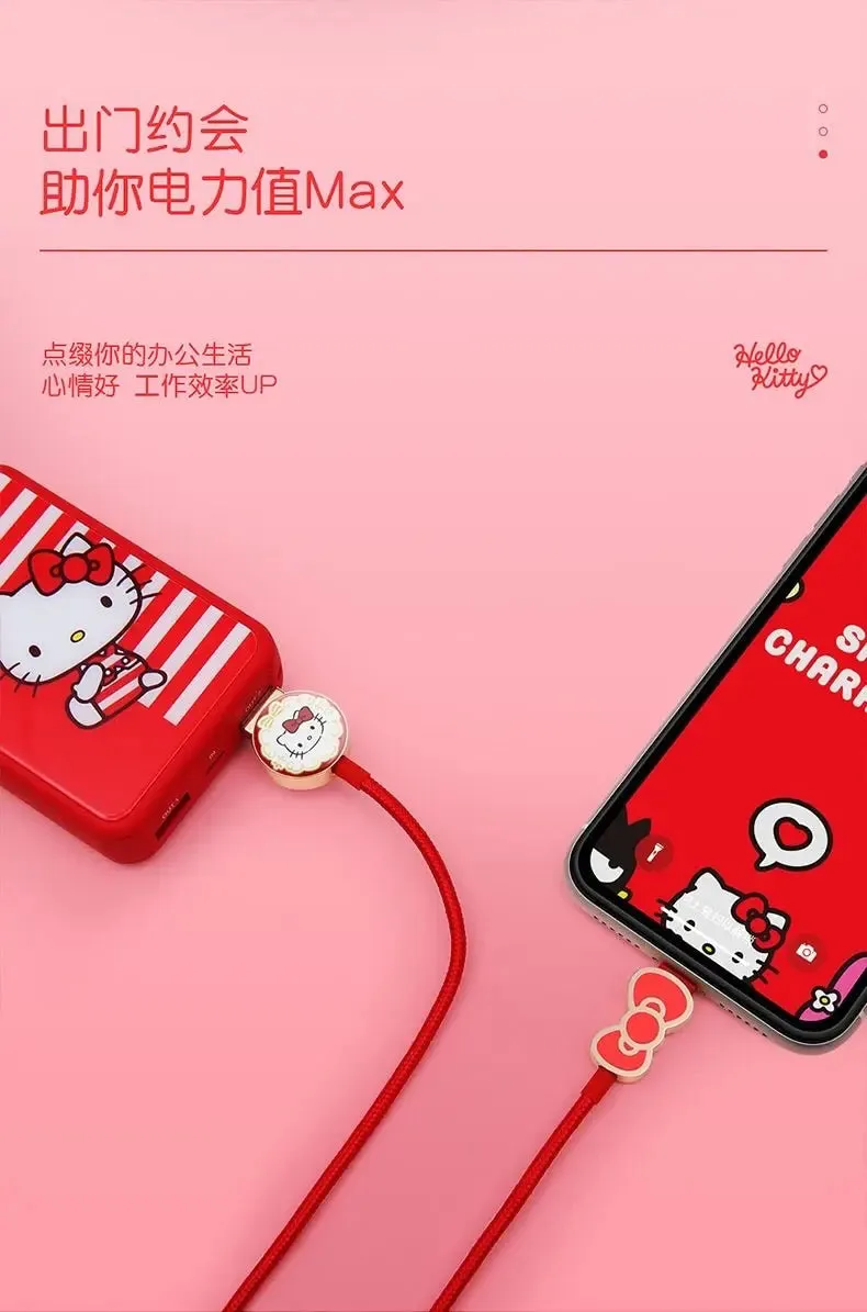 Hello Kitty iPhone Cable iPad iPod Charger Cable 1.2 Meters/4 ft. Phone Charger