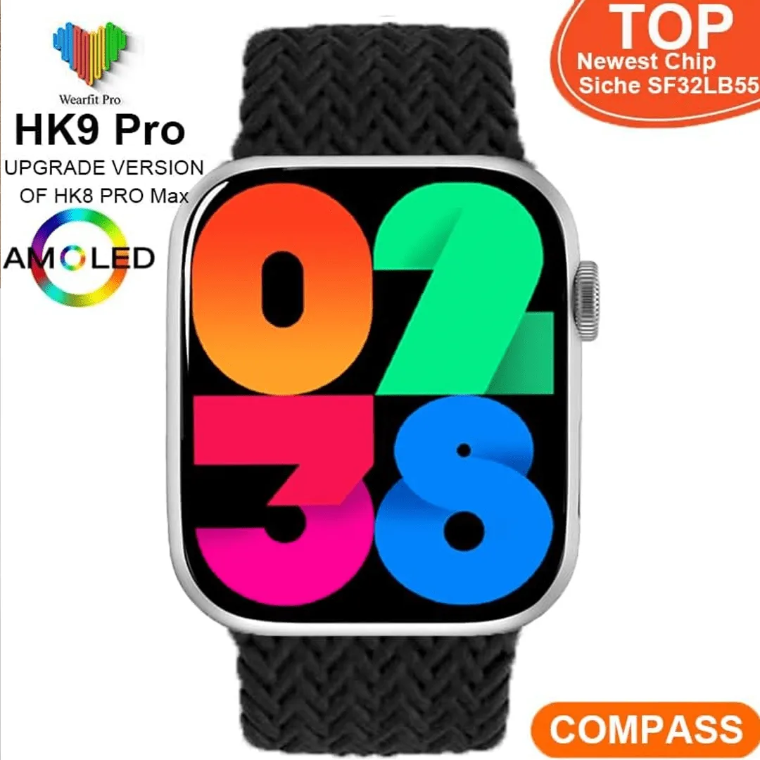 HK9 Pro AMOLED Ultra Smart Watch - 45MM