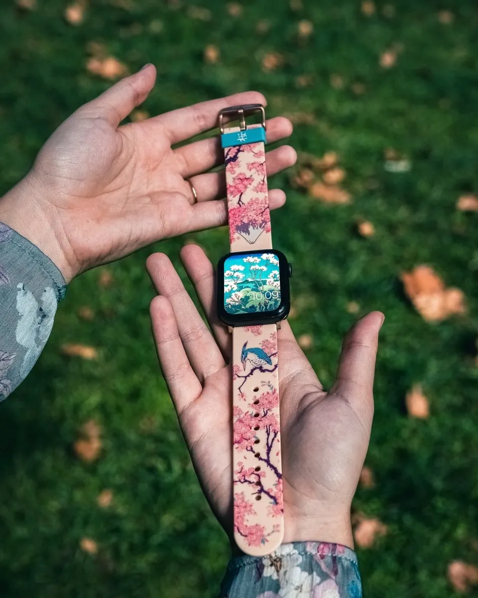 Hokusai - Cherry Blossom Smartwatch Band