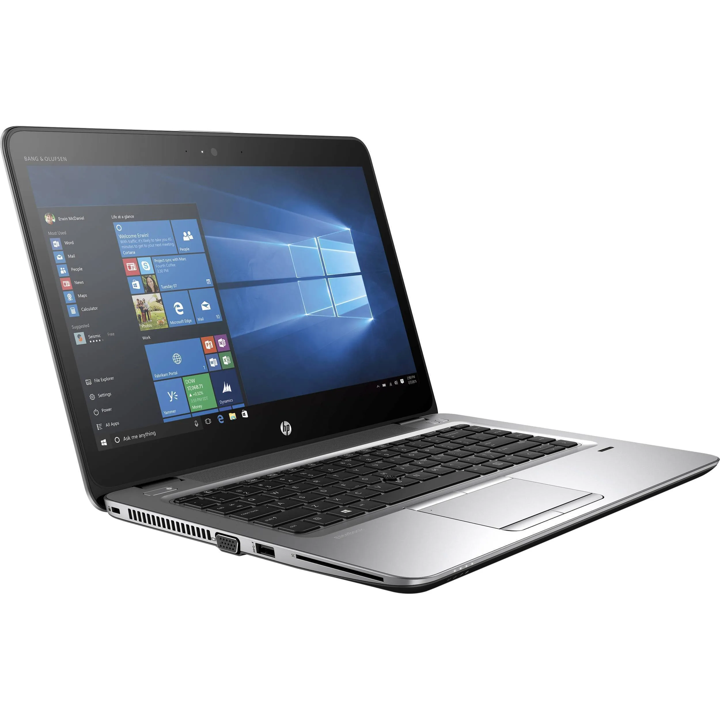 HP EliteBook 840 G3 Ex Lease Laptop i5-6300U 2.3GHz 16GB RAM 256GB SSD 14"HD Webcam Windows 10 Pro