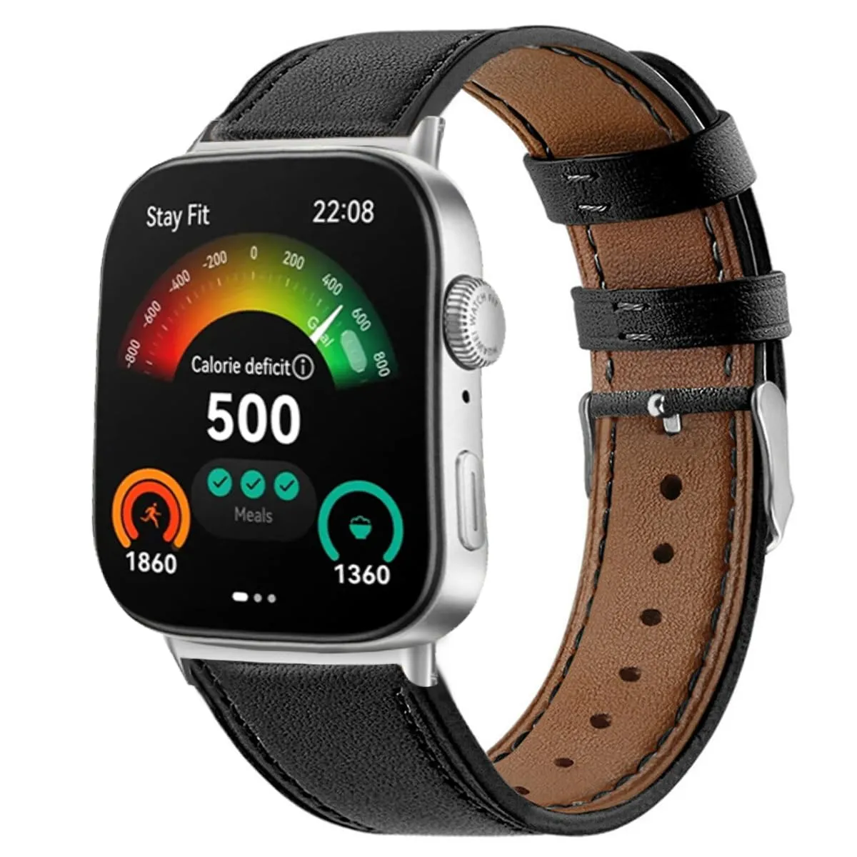 Huawei Watch Fit 3 | Leather Straps | Black