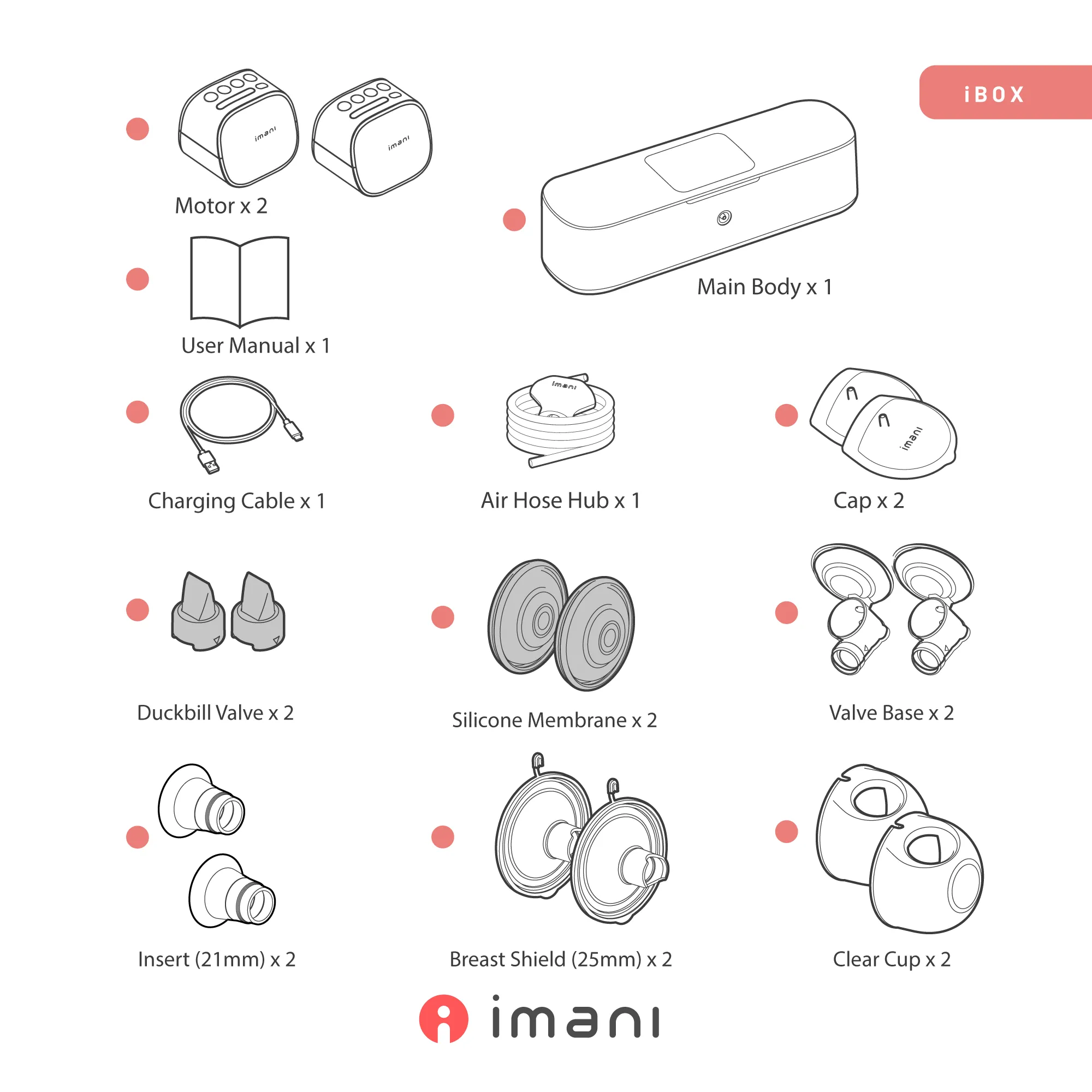 Imani iBox 3-in-1 Electric Breast Pump