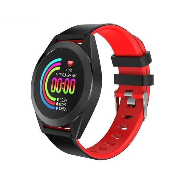 Inch Sport IP67 Waterproof Heart Rate Blood Pressure Sleep Monitor Pedometer Smartwatch