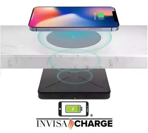 Invisa-Charge under countertop phone charger