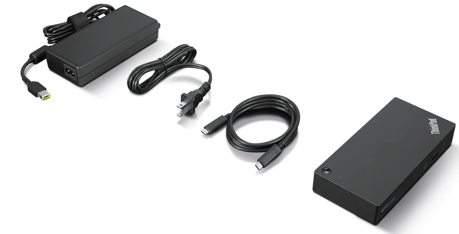 Lenovo 40B20135uk Notebook Dock/Port Replicator Wired Usb 3.2 Gen 1 (3.1 Gen 1) Type-A   Type-C Black