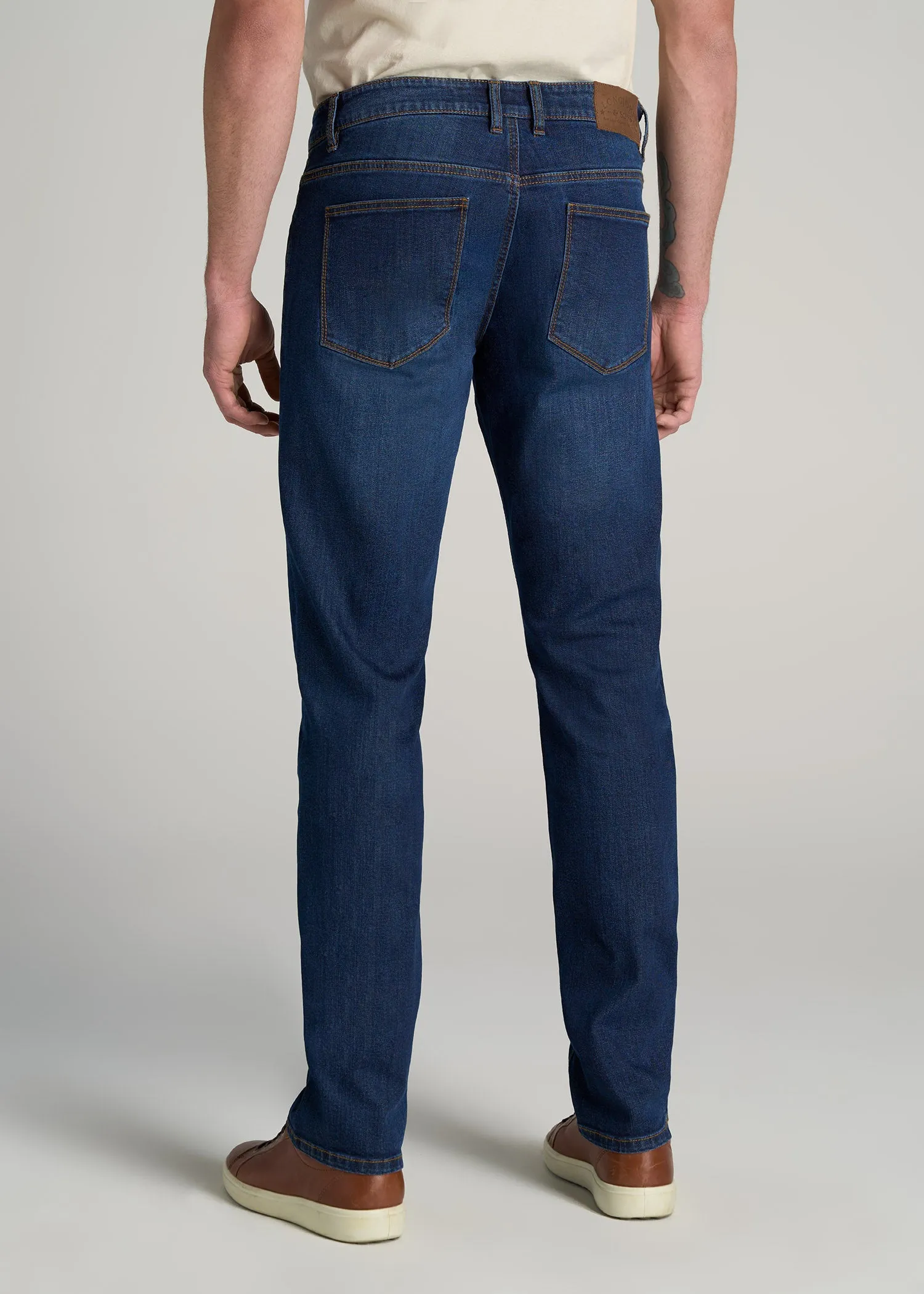 LJ&S TAPERED Jeans for Tall Men in Charger Blue