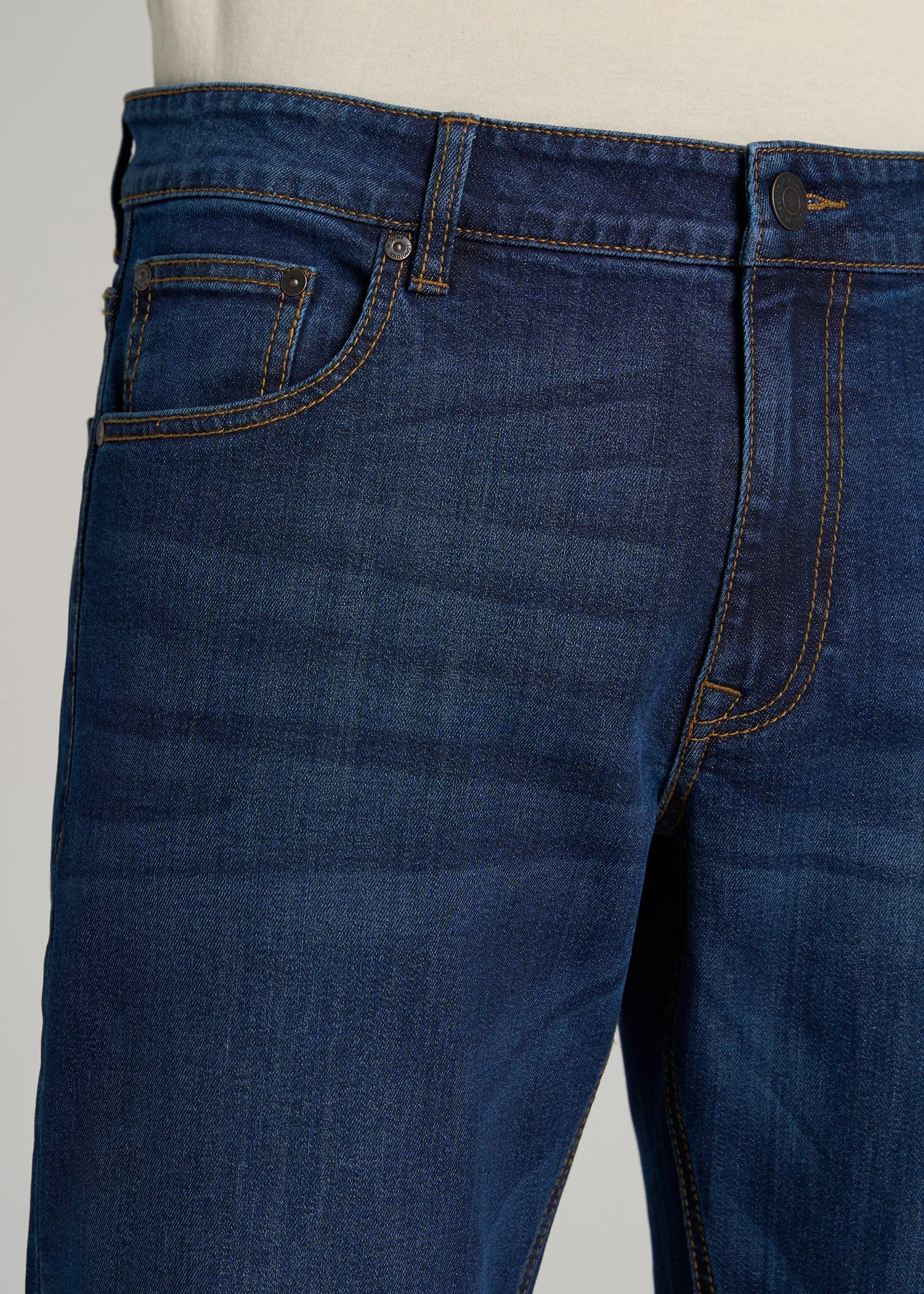 LJ&S TAPERED Jeans for Tall Men in Charger Blue