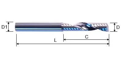 LMT Belin - 33476B 3/16" Cut Diameter Upcut Router Bit