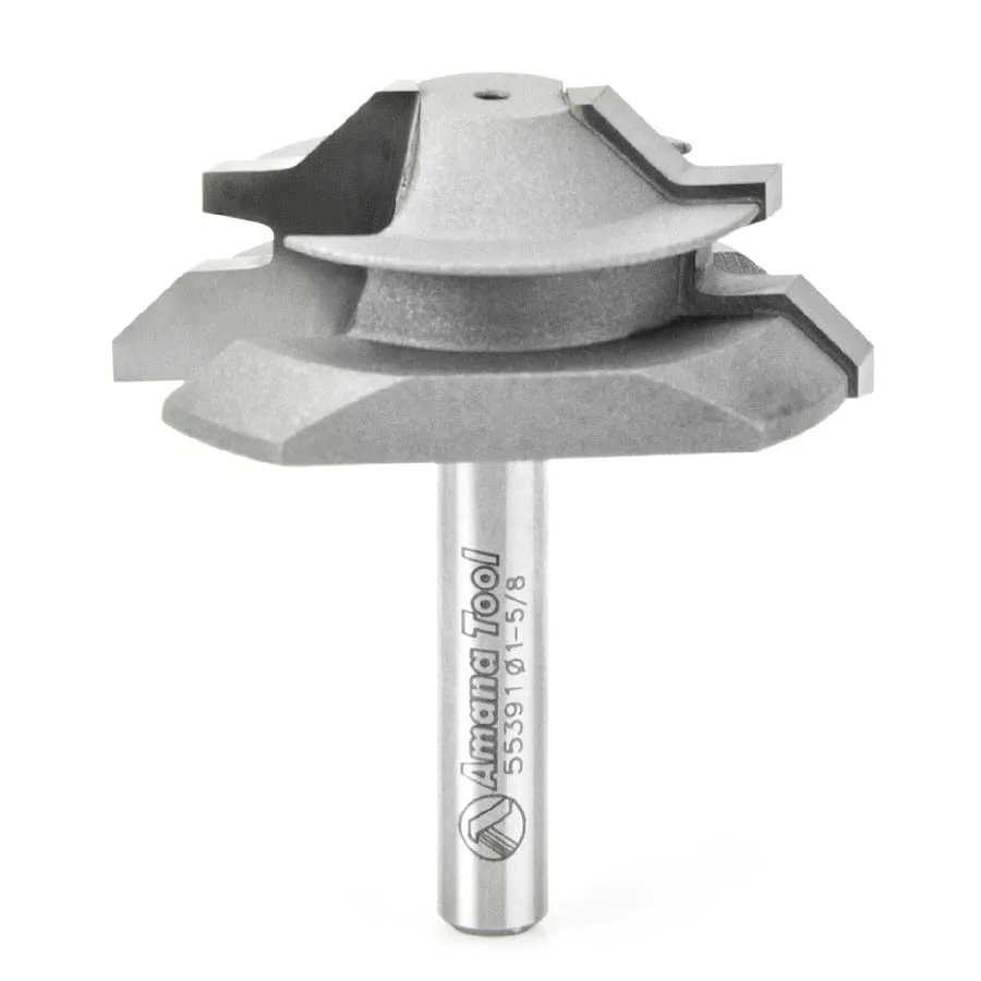 Lock Miter Router Bit | 45°x 1 5⁄8 Dia x 5⁄8 x 1⁄4" Shank | 55391 | 738685553916