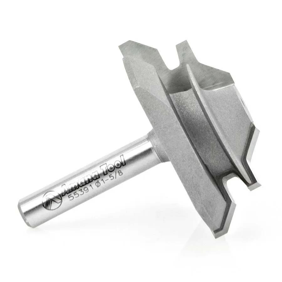 Lock Miter Router Bit | 45°x 1 5⁄8 Dia x 5⁄8 x 1⁄4" Shank | 55391 | 738685553916