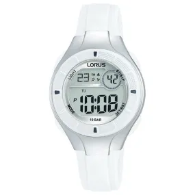 Lorus Women's Digital Watch with Day/Date, PU Strap R2349PX9