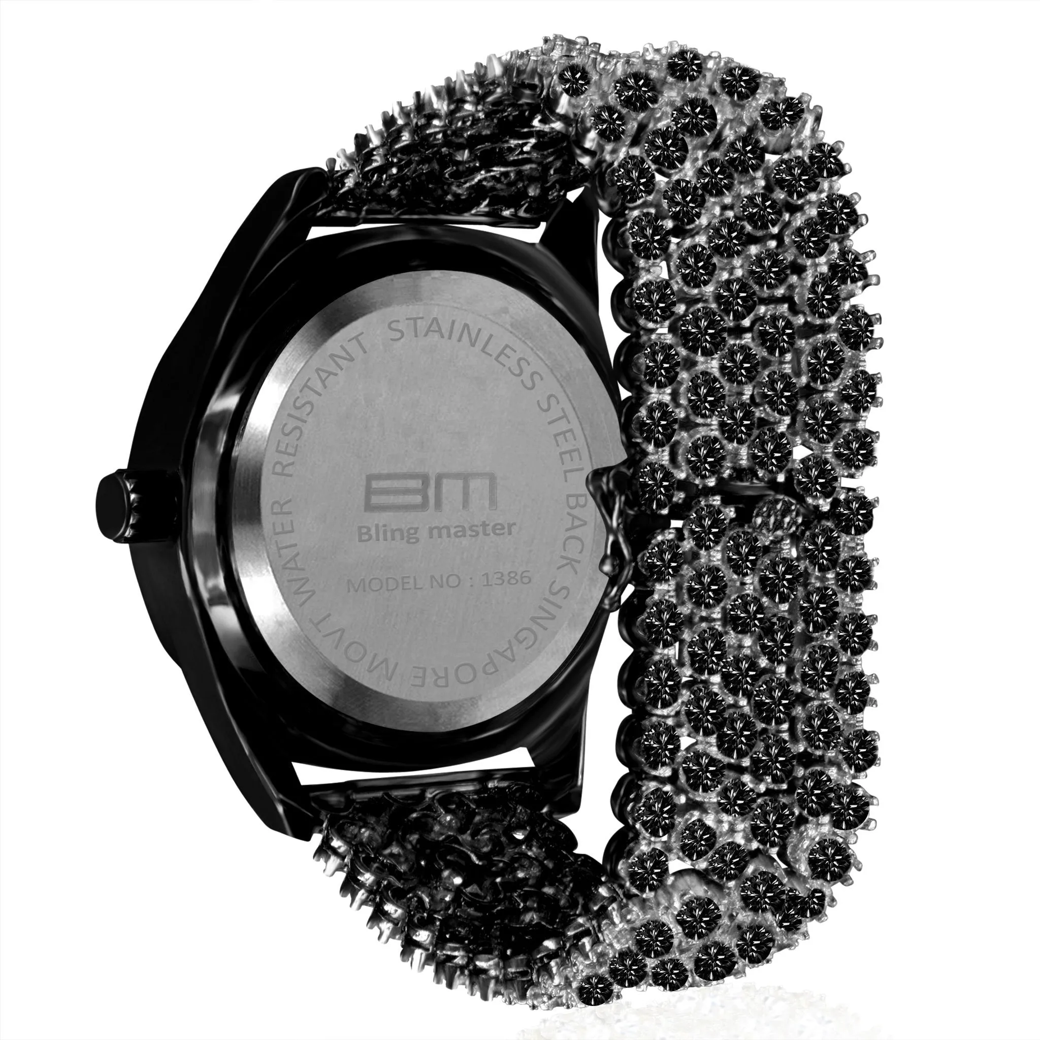 Luxury Ice Black CZ Iced out Watch 5110063