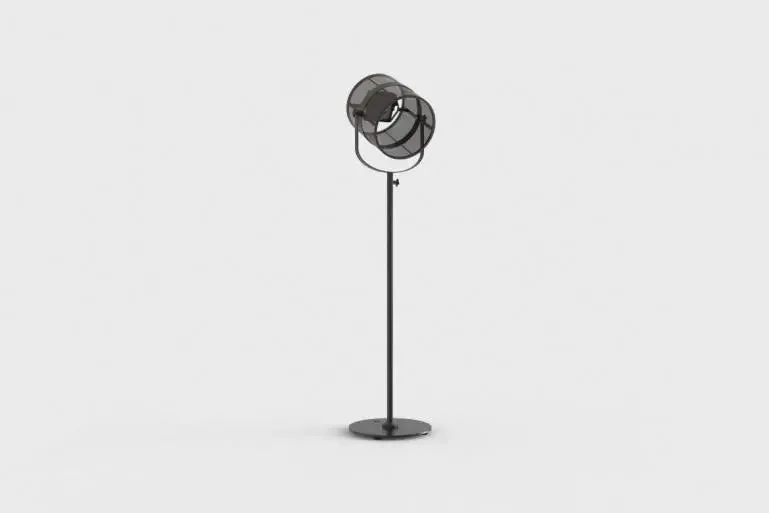 Maiori La Lampe Paris Floor Lamp with Black Frame (H 140 cm)