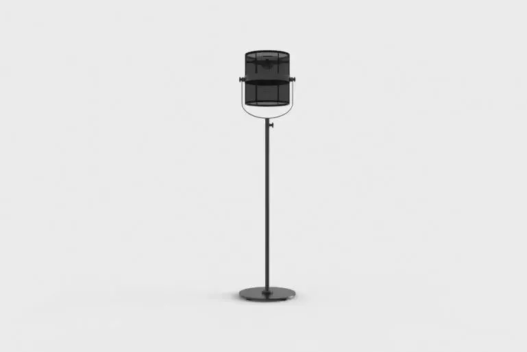 Maiori La Lampe Paris Floor Lamp with Black Frame (H 140 cm)