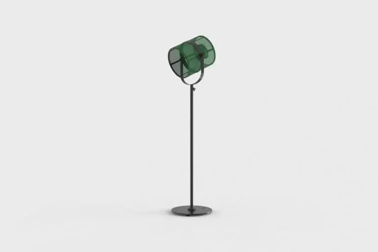 Maiori La Lampe Paris Floor Lamp with Black Frame (H 140 cm)