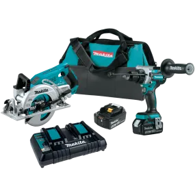 Makita XT289PT 18V LXT Lithium-Ion Brushless Cordless 2-Tool Combo Kit