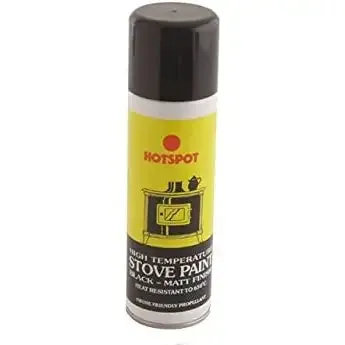 Manor Hotspot High Temperature Stove Paint Spray Can Black - 250ml / 450ml