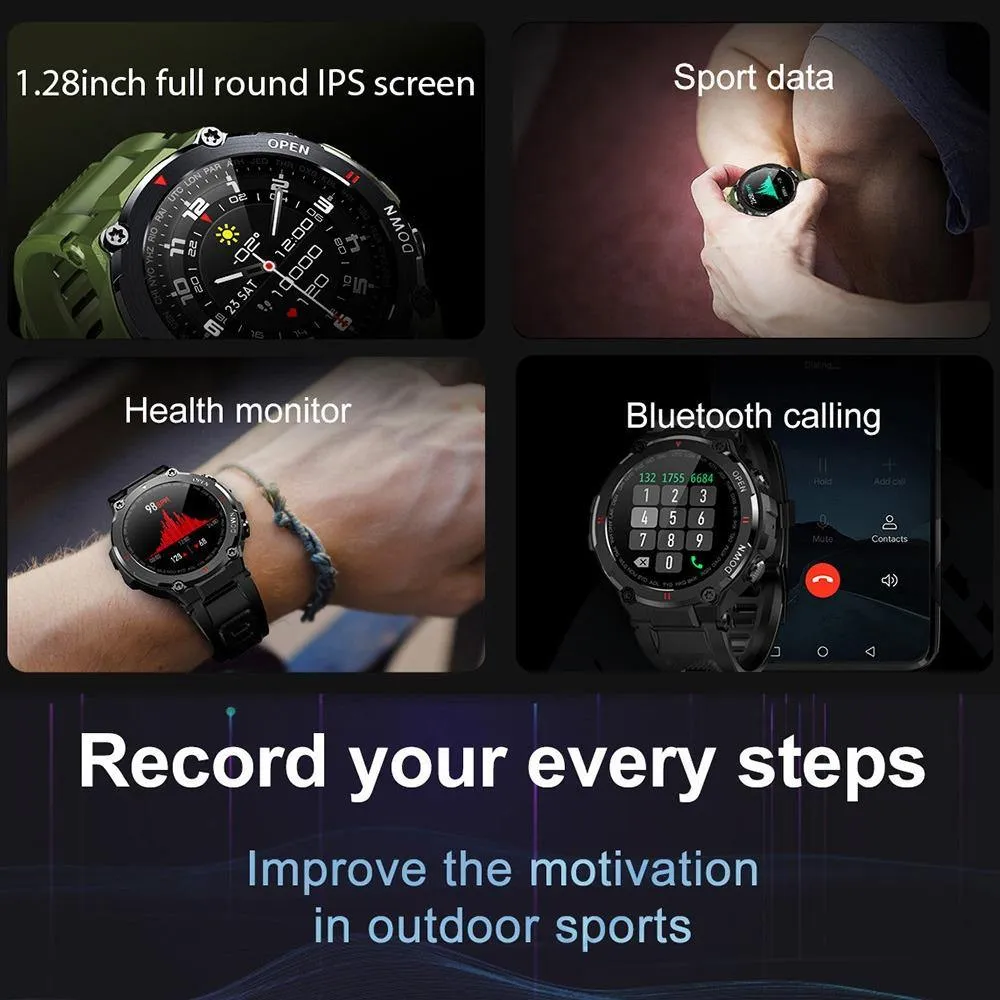 Marjan AQUA Waterproof K22 Sports Smartwatch For Men and Women