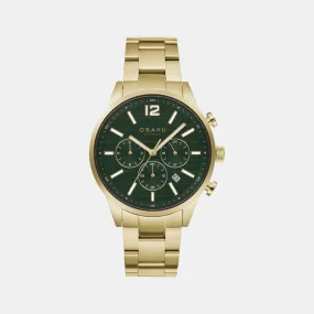 Men's Green Stainless Steel Chronograph Watch V205GUGESG1