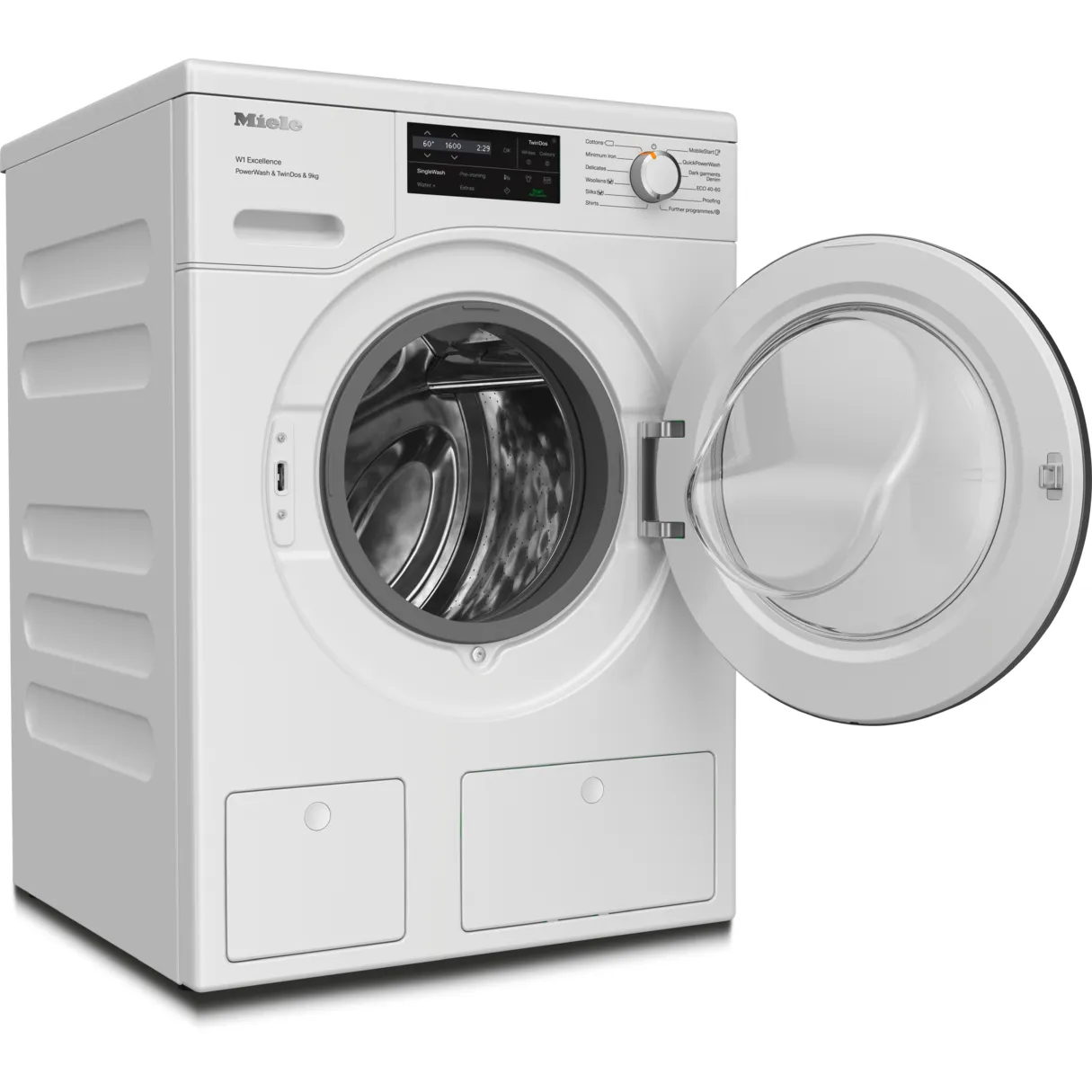 Miele 9KG 1600 Spin Freestanding Washing Machine - Lotus White | WEI 865