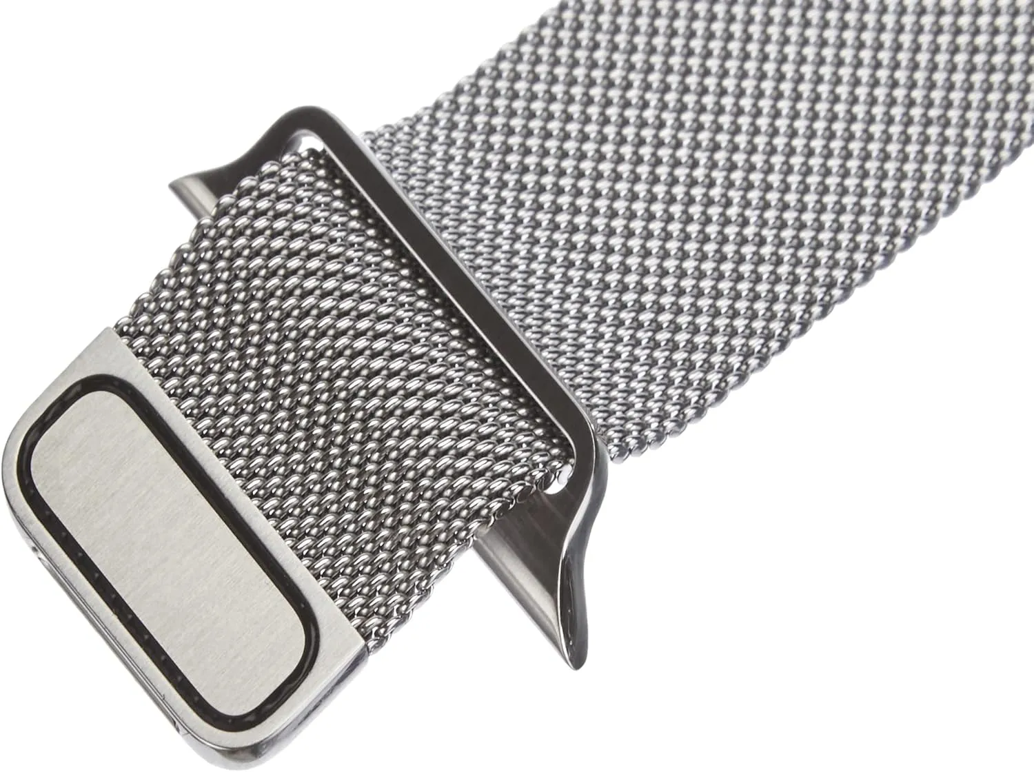 Milanese Loop – Silver Apple Watch Strap