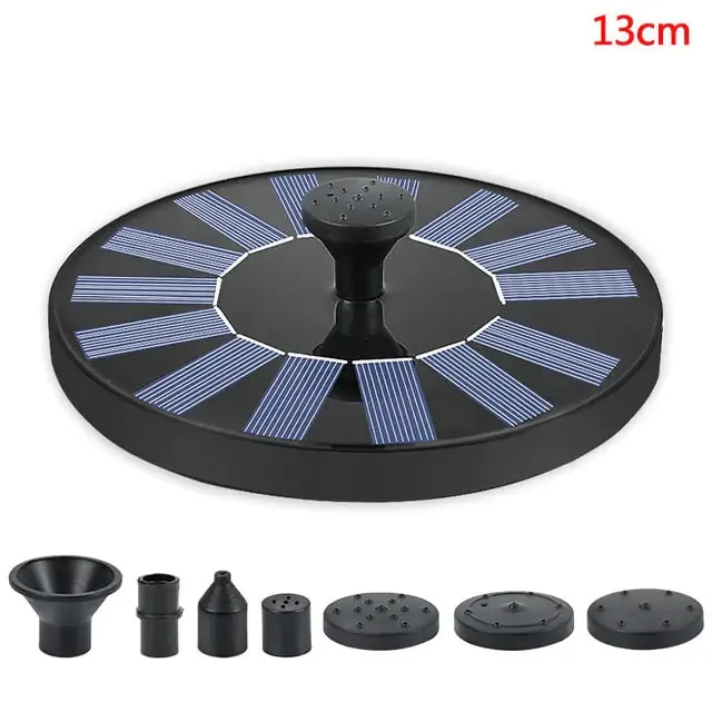 Mini Solar Water Fountain Pool Pond Waterfall Fountain Garden Decoration