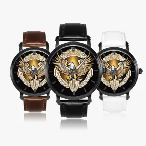 Montre automatique unisexe 46 mm (noire) "Eagle Golden Shield" (157)