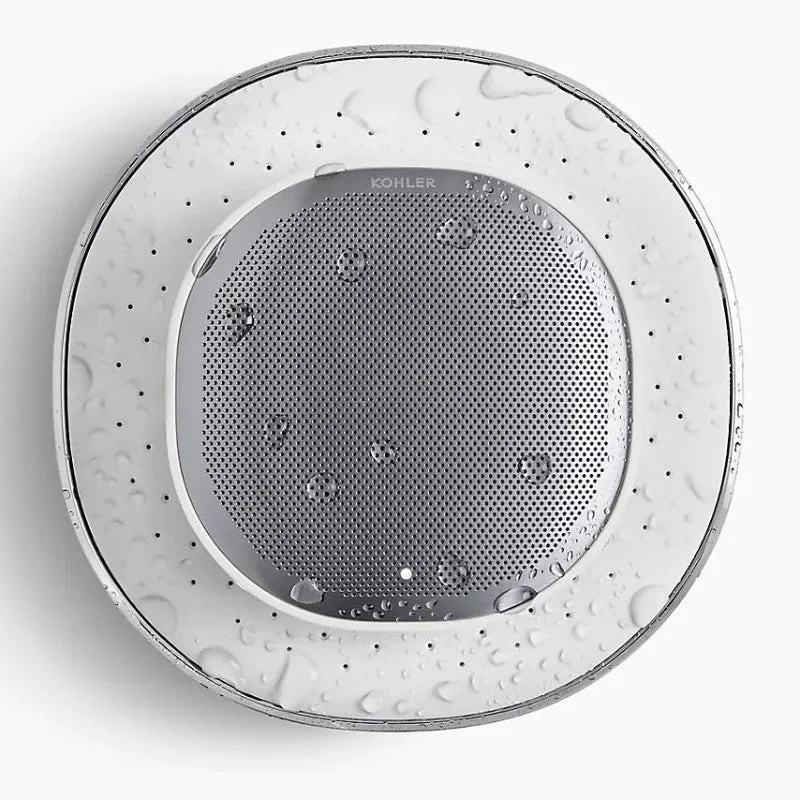 Moxie 2.5 gpm Bluetooth Showerhead Speaker in Vibrant Brushed Nickel