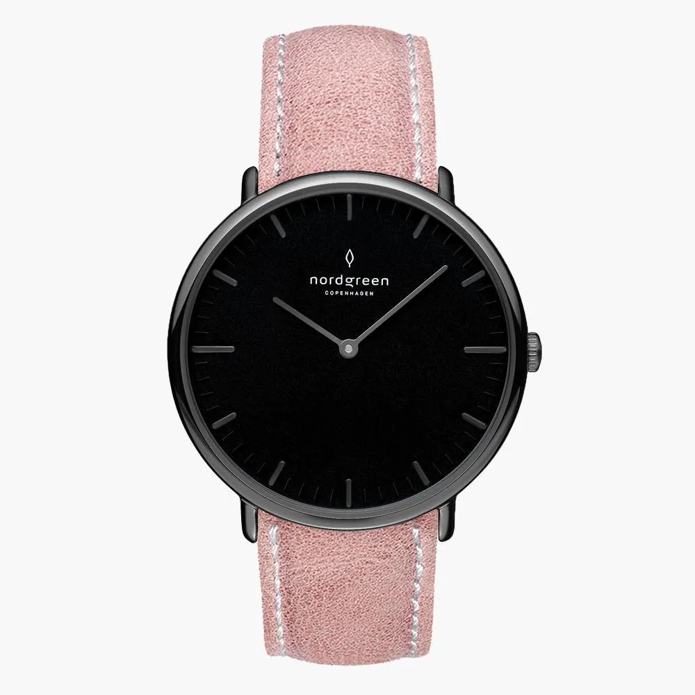 Native | Black Dial - Pink Leather