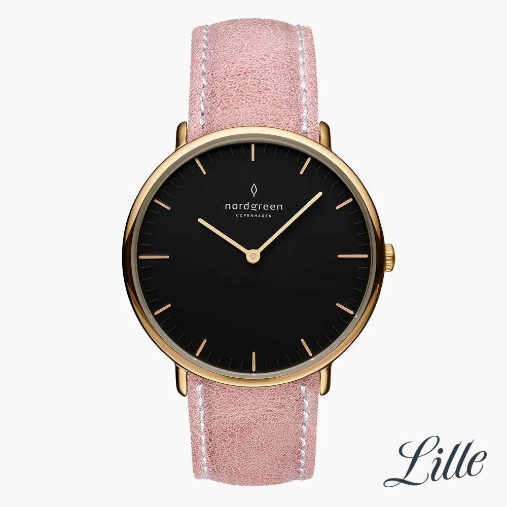 Native | Black Dial - Pink Leather