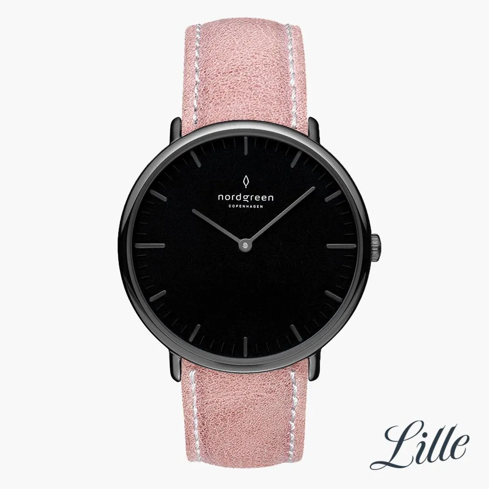 Native | Black Dial - Pink Leather