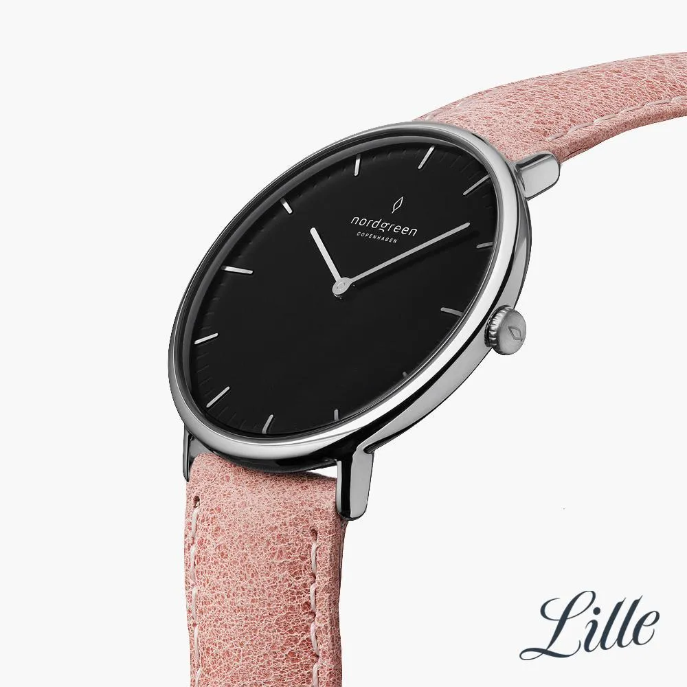 Native | Black Dial - Pink Leather