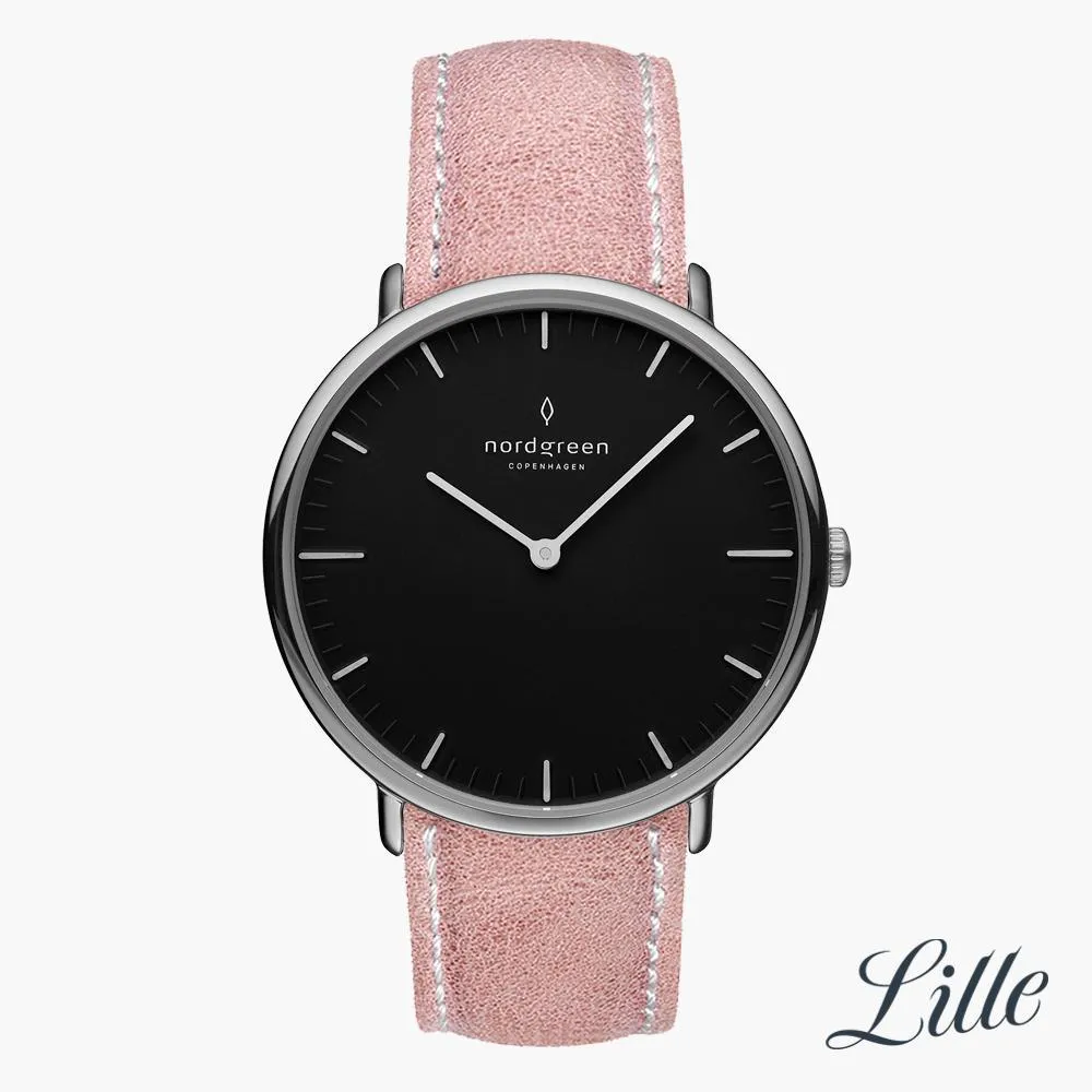 Native | Black Dial - Pink Leather